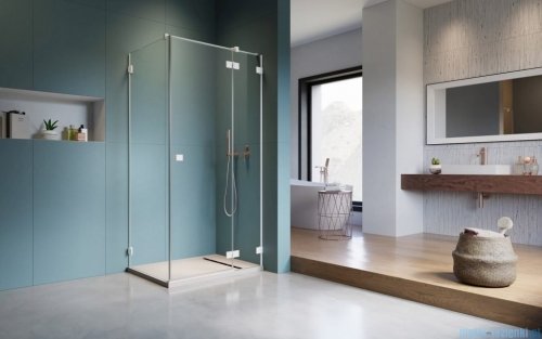 Radaway Essenza Pro White Kdj kabina 110x80cm prawa szkło przejrzyste 10097110-04-01R/10098080-01-01
