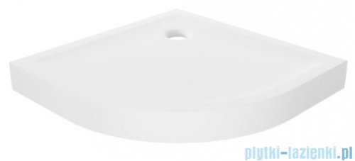 New Trendy Mild Brodzik akrylowy półokrągły 90x90x11,5 cm biały B-0601