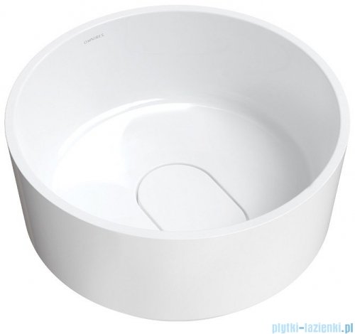 Omnires Cadence umywalka nablatowa ø42 cm biały połysk CADENCER420BP