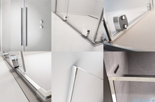 Radaway Furo SL KDD kabina 90x90cm chrom połysk/szkło przejrzyste 10305090-01-01L/10305090-01-01R