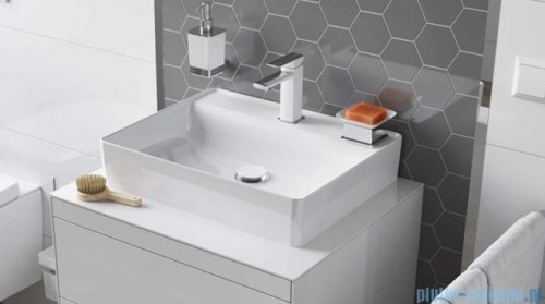Excellent Design Korek klik-klak umywalkowo bidetowy, korpus czarny mat, pokrywa ceramiczna śnieżnobiały ARIN.1485.K.02.WHBL