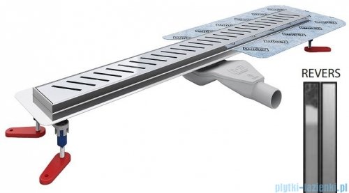 Wiper New Premium Revers Odpływ liniowy z kołnierzem 90 cm szlif syfon snake 500.0251.02.090