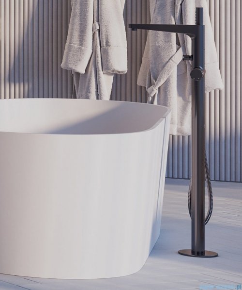 Omnires Contour bateria wannowa wolnostojąca antracyt CT8033AT