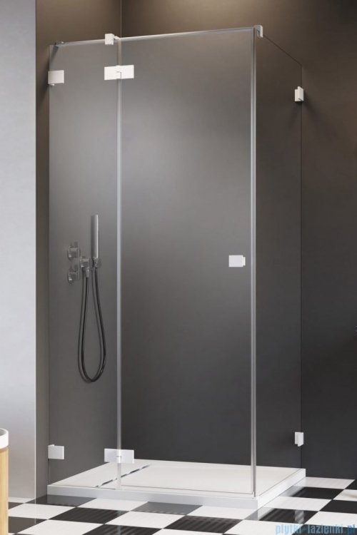 Radaway Essenza Pro White Kdj kabina 110x120cm lewa szkło przejrzyste 10097110-04-01L/10098120-01-01
