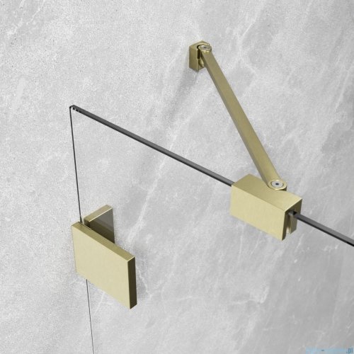 Radaway Essenza Pro Brushed Gold Pnj II parawan nawannowy 50cm L/P szczotkowane złoto 10101050-99-01