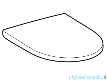 Geberit iCon Easy Mount Deska sedesowa wolnoopadająca biały mat 245.464.JT.1