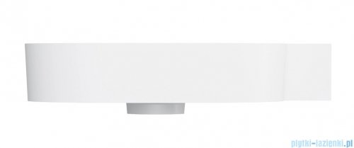 Omnires Ovo M+ umywalka nablatowa/wisząca prawa 66x44 cm biały mat OVO645UWPBM