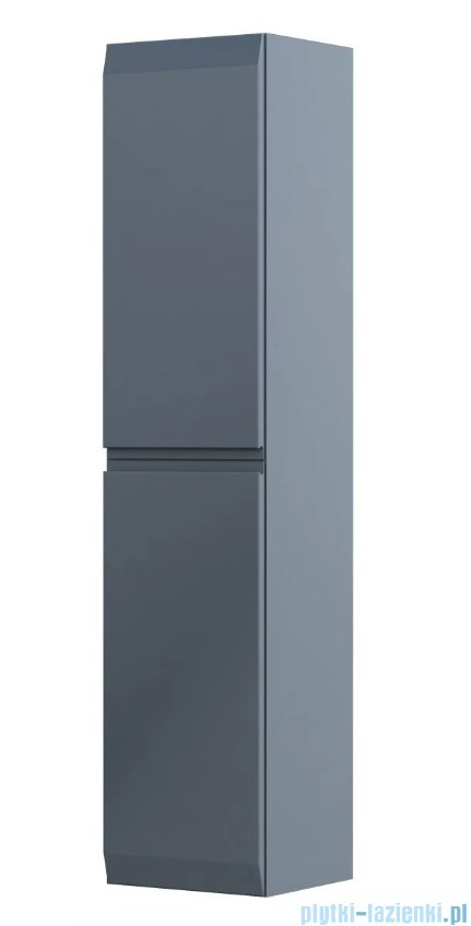 Oristo Brylant szafka boczna wysoka 35x160x32cm szaroniebieski mat OR36-SB2D-35-16-V3
