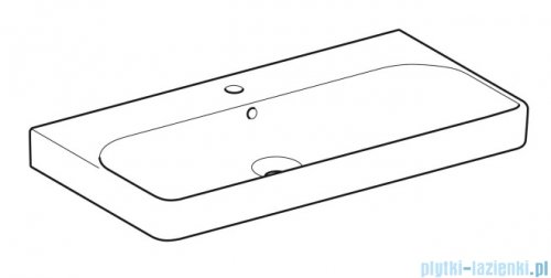 Geberit Smyle Square Umywalka 90x48cm KeraTect 500.251.01.8