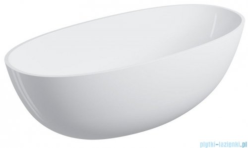 Omnires Shell M+ wanna wolnostojąca 160x75 cm biały połysk SHELLWWBP