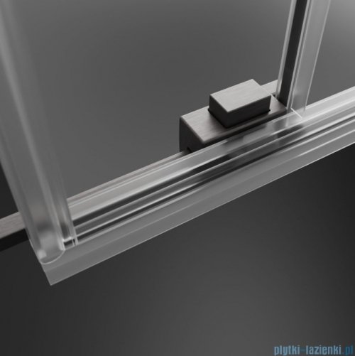 Radaway Idea DWJ Brushed Nickel drzwi wnękowe 120cm lewe szczotkowany nikiel 387016-91-01L