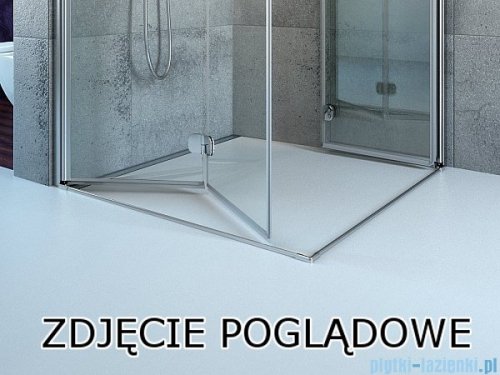 Radaway Idea Kdj Brushed Nickel kabina 100x90cm lewa szczotkowany nikiel 387040-91-01L/387050-91-01R
