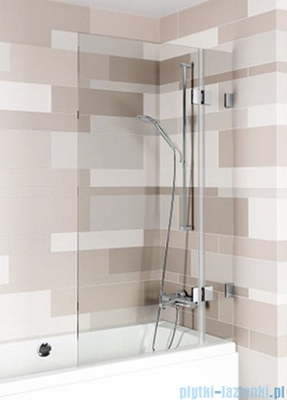 Riho Scandic NXT X109V parawan nawannowy prawy czarny 95x150cm G001156121