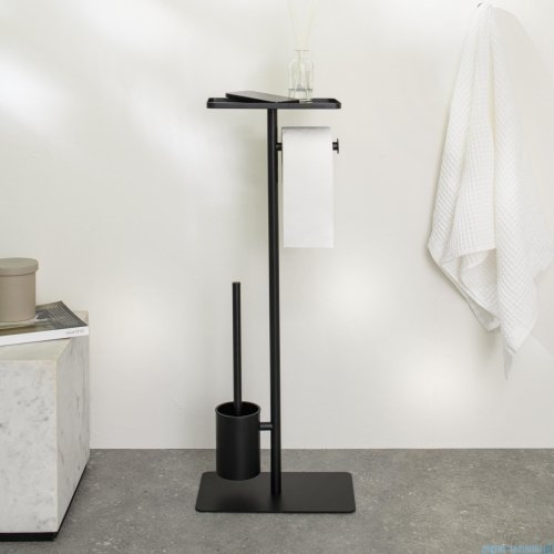 Sealskin Brix Stojak na papier toaletowy wolnostojący czarny 800788