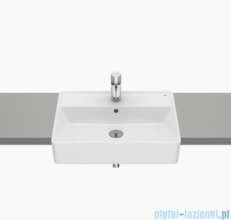 Roca GAP umywalka półblatowa SUPERGLAZE 55x42 biały  A3270YGS00