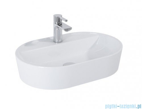 Elita Babette umywalka nablatowa ceramiczna 62x41cm black matt 145101