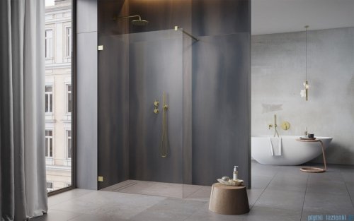 Radaway Essenza Pro Brushed Gold 65x200 kabina Walk-in szczotkowane złoto 10103065-99-01 