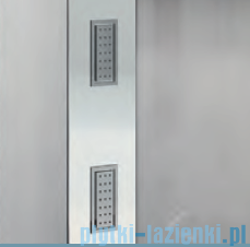 Novellini Nexis kabina prysznicowa z hydromasażem 120x80 Lewa grain NEXA129SM5-1KM
