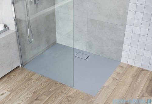 Excellent Lavano Brodzik 140x100  prostokątny SLIM z pokrywą beton BREX.1103.140.100.CON