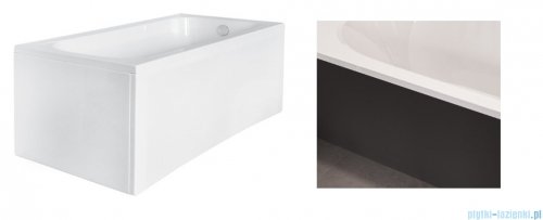 Piramida Obudowa czarny mat do wanny Continea 140x70 #OAC-140-PKC