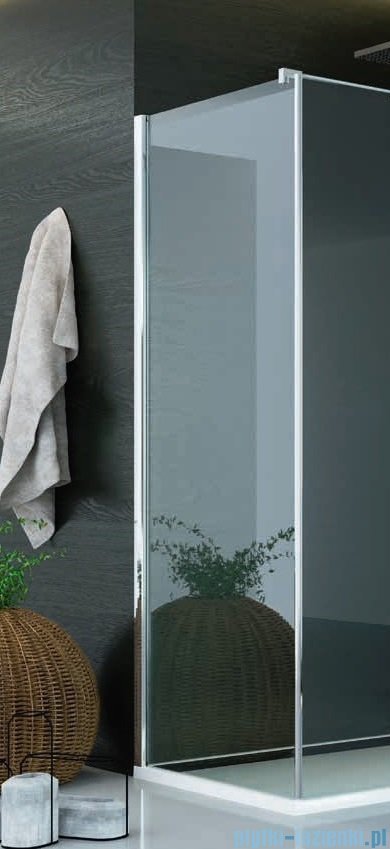 SanSwiss Pur PUDT3P Ścianka boczna 90x200cm pas satynowy PUDT3P0901051