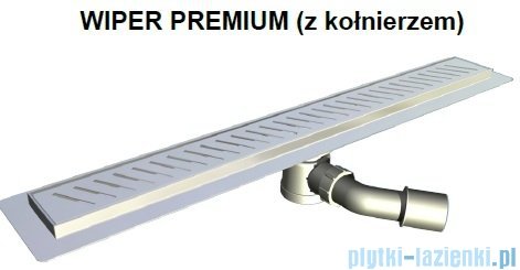 Wiper Odpływ liniowy Premium Mistral 80cm z kołnierzem mat M800MPS100