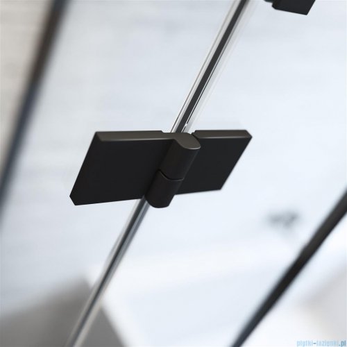 Radaway Essenza Pro Black Kdj+S kabina 100x90x100cm lewa czarny mat/szkło przejrzyste 10097390-54-01L/10098100-01-01/10098100-01-01