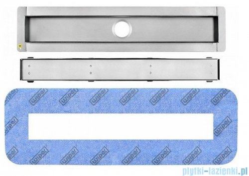 Wiper New Premium Pure Odpływ liniowy z kołnierzem 120 cm syfon drop 35 szlif 500.0103.02.120
