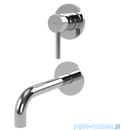 Omnires Y bateria umywalkowa podtynkowa chrom Y1215NCR