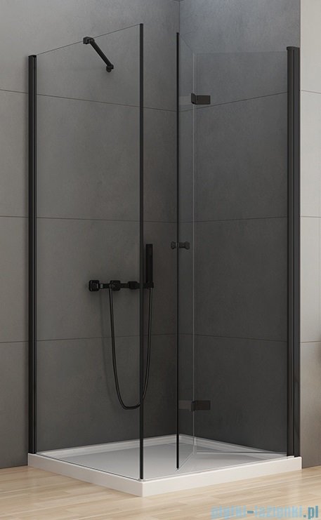 New Trendy New Soleo Black 70x80x195 cm kabina prawa przejrzyste D-0237A/D-0114B