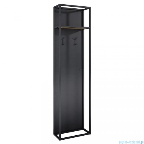 Elita Indus Lustro z ramą stojące w stylu Loft 50x190x25cm black 168366