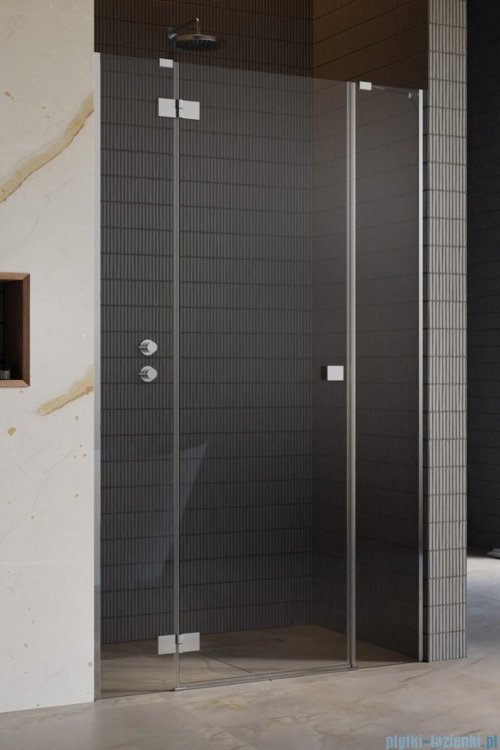 Radaway Essenza Dwjs drzwi wnękowe 130cm lewe szkło przejrzyste 1385032-01-01L/1384090-01-01