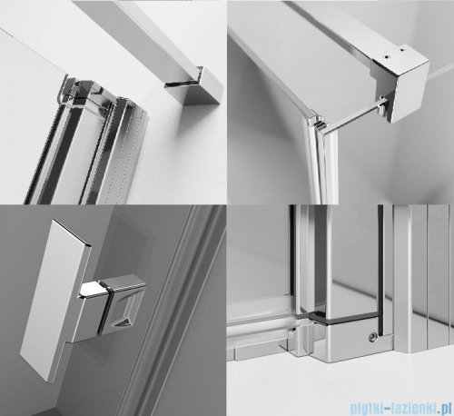 Radaway Nes 8 Kdj II kabina 120x80cm prawa przejrzyste 10086120-01-01R/10089080-01-01
