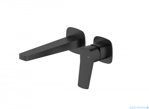 KFA MALAGA BLACK bateria umywalkowa podtynkowa czarny 4529-810-81