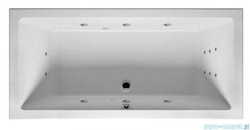 Riho Lusso wanna prostokąta 180x90cm z hydromasażem FLOW lewa B026008005