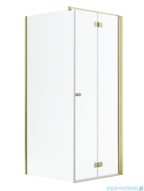 Radaway Nes Gold Kdj B kabina 80x80cm prawa złoty połysk 10025080-09-01R/10039080-01-01