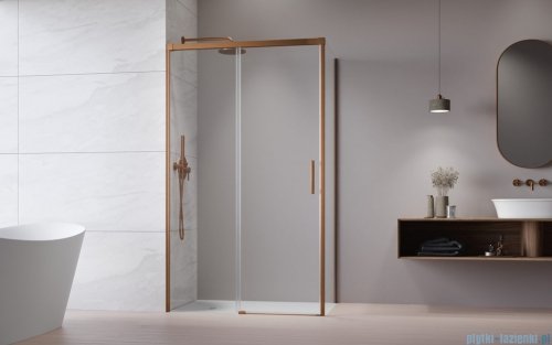 Radaway Idea Kdj Brushed Copper kabina 160x100cm lewa szczotkowana miedź 387046-93-01L/387052-93-01R