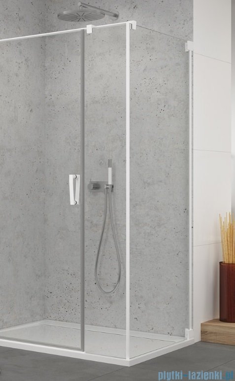 SanSwiss Cadura White Line ścianka boczna Cat5 75x200cm profile biały mat CAT50750907