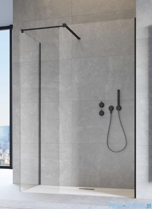 Radaway Modo New Black III kabina Walk-in 50x90x200 szkło przejrzyste 389054-54-01/389094-54-01/389000-54