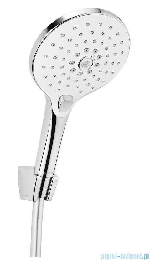Oltens Saxan EasyClick Gide zestaw prysznicowy chrom/biały 36006110