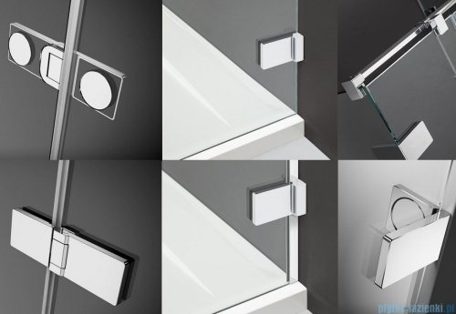 Radaway Arta Dwjs drzwi wnękowe 140cm prawe szkło przejrzyste 386456-03-01R+1386122-03-01R