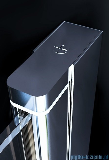 Clusi Ares kabina Walk-in z ścianką boczną 90x200 cm przejrzyste 3329ARE90