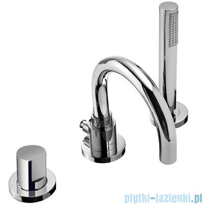 Tres Study Exclusive bateria wannowa 3-otworowa chrom 26115001