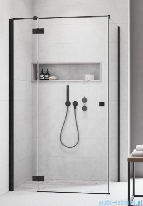 Radaway Essenza New Black Kdj kabina 120x75cm lewa szkło przejrzyste 385042-54-01L/384049-54-01
