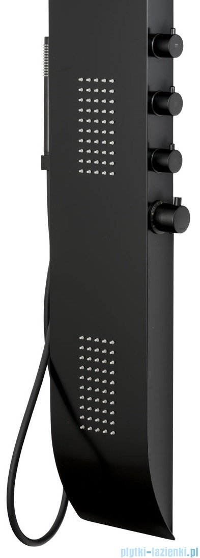Corsan Duo Panel natryskowy z termostatem czarny A-777TDUOBL