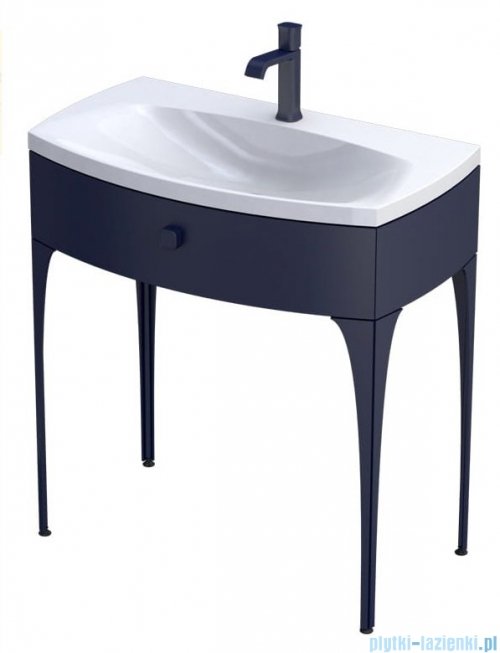 Oristo Louis szafka z umywalką 81x55x47 granatowy mat OR50-SD1S-82-14/UME-LU-82-92