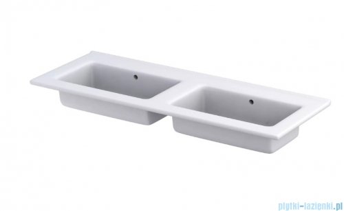 Oristo Enola umywalka meblowa podwójna ceramiczna 120x46cm UME-EN-120-91-D-BO