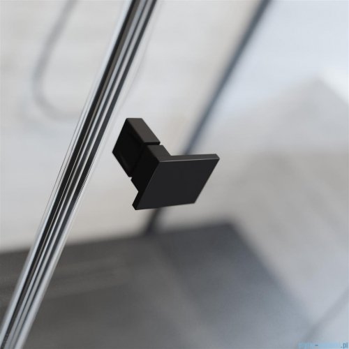 Radaway Essenza Pro Black Kdj+S kabina 90x80x90cm prawa czarny mat/szkło przejrzyste 10097380-54-01R/10098090-01-01/10098090-01-01