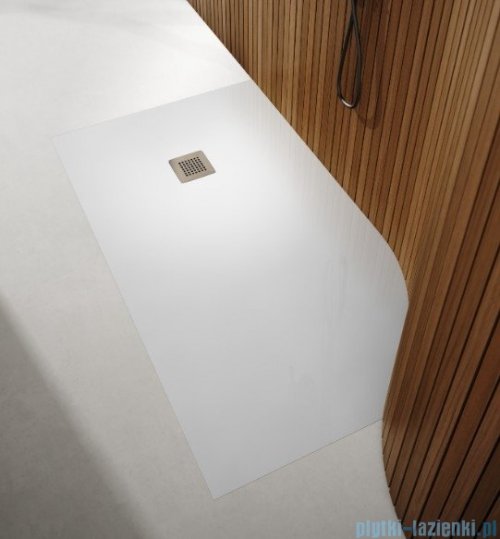 Schedpol Kalait Smooth White brodzik prostokątny 90x110cm 3.3116-M2