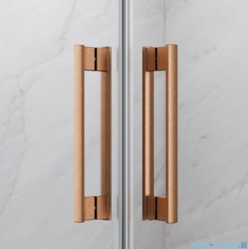 Radaway Idea DWJ Brushed Copper drzwi wnękowe 105cm lewe szczotkowana miedź 387021-93-01L